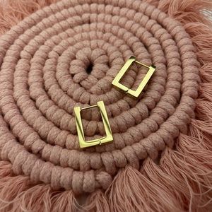 Rectangular earrings